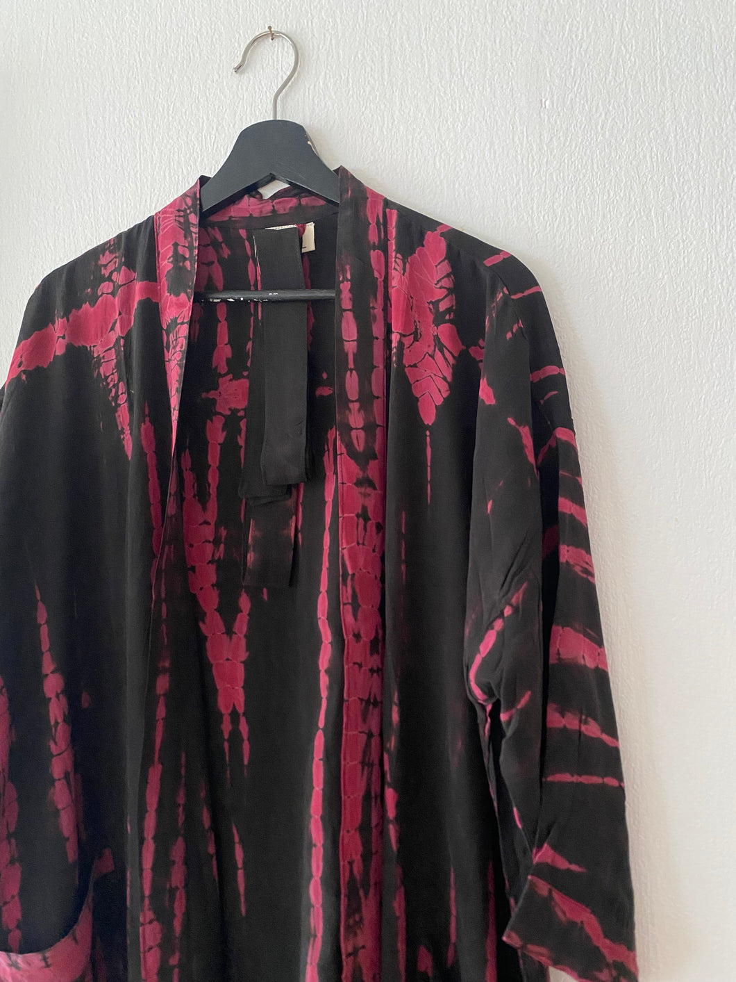 Crepe silk kimono